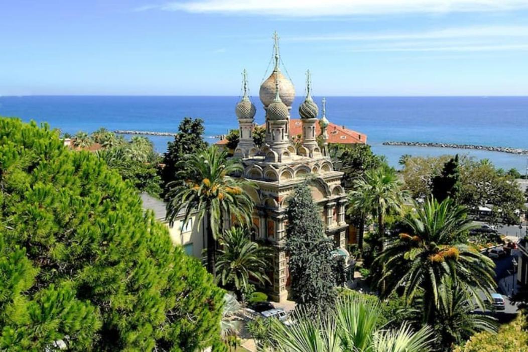 Ampio appartamento centrale Sanremo Esterno foto